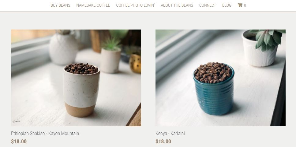 ecommerce website of a company selling coffee beans that are a major part of the supply chain system for a coffee business ecommerce website of a company selling coffee beans that are a major part of the supply chain system for a coffee business